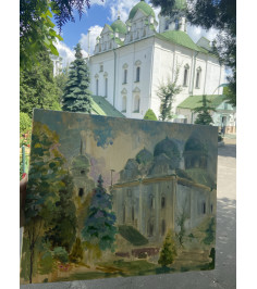 ФРОЛІВСЬКИЙ МОНАСТИР, Картина Ірини Вишталюк, Олія На Полотні, 2020 Р