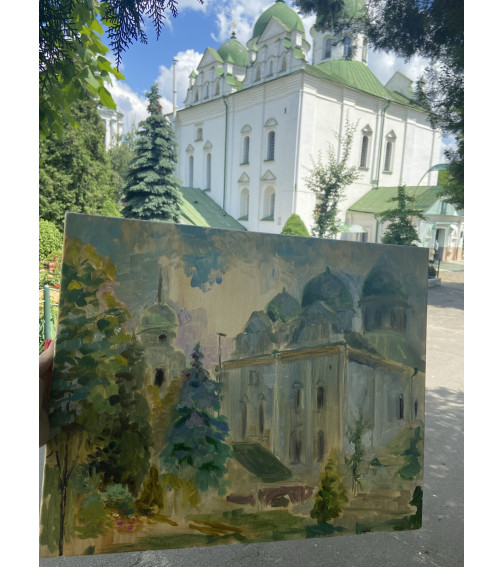 ФРОЛІВСЬКИЙ МОНАСТИР, Картина Ірини Вишталюк, Купити Замовити В Україні, Олія На Полотні, 2020 Р