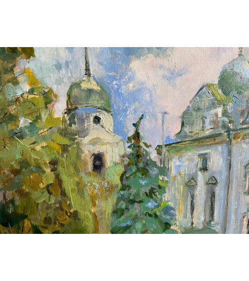 ФРОЛІВСЬКИЙ МОНАСТИР, Картина Ірини Вишталюк, Купити Замовити В Україні, Олія На Полотні, 2020 Р