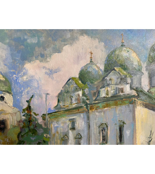 ФРОЛІВСЬКИЙ МОНАСТИР, Картина Ірини Вишталюк, Купити Замовити В Україні, Олія На Полотні, 2020 Р