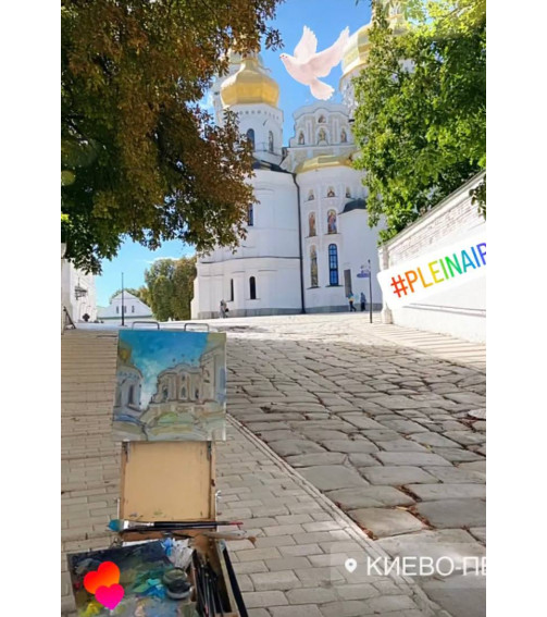 ВЕРЕСНЕВА ЛАВРА, Картина Ірини Вишталюк, Купити Замовити В Україні, Олія На Полотні, 2022 Р